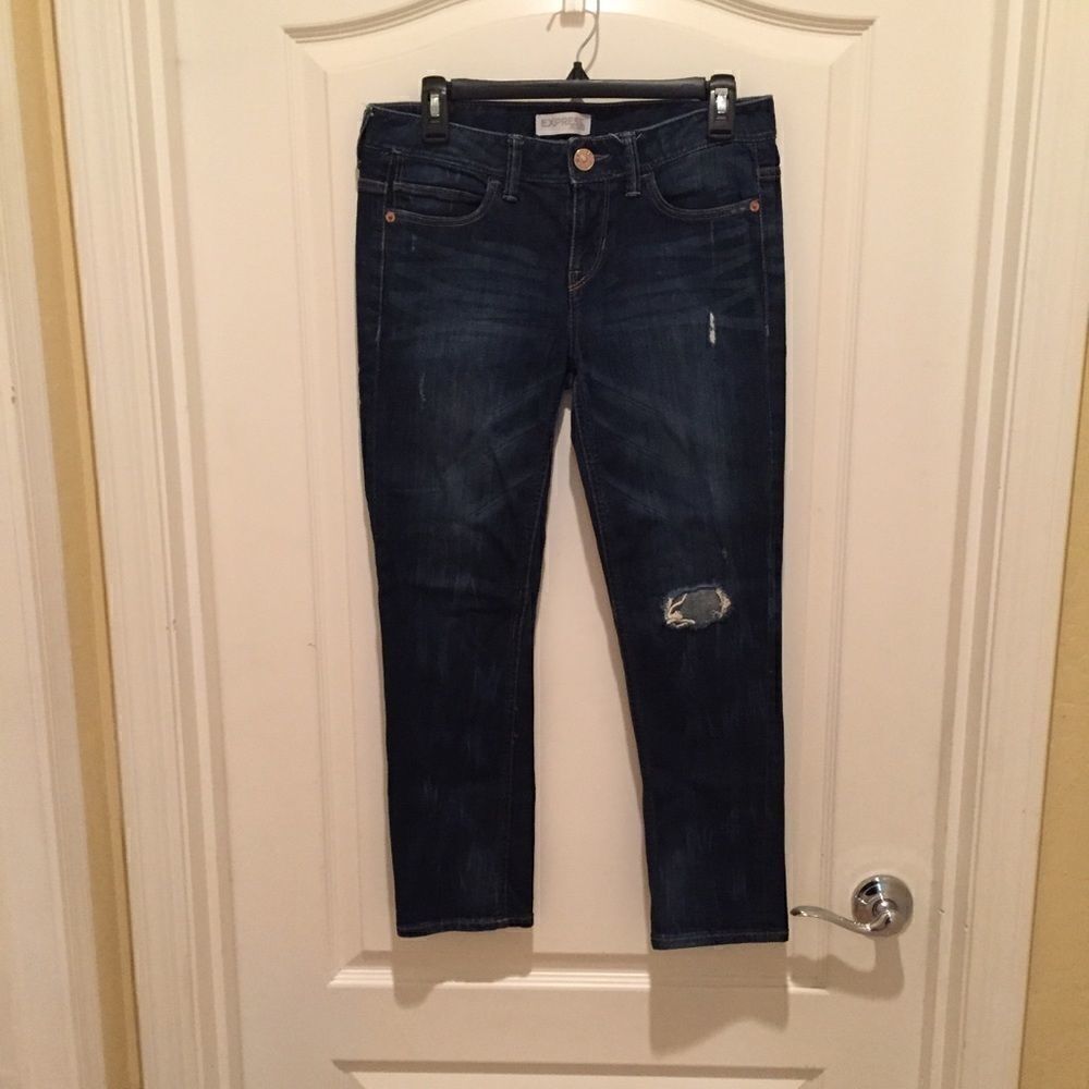 Express Distressed Jeans  